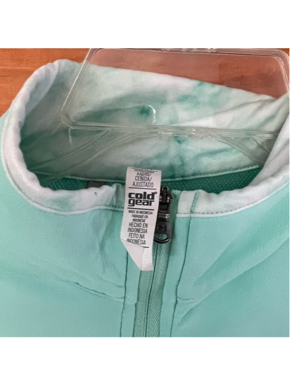 Under Armour Cold Gear Golf Jacket Aqua Long Sleeve Small - Picture 7 of 8